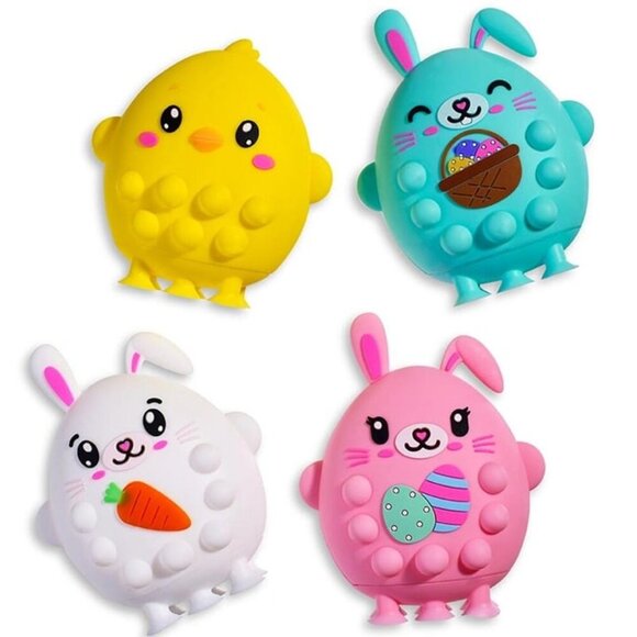 OMG‎ Pop-It Rockers Spring Easter Edition - Blue Bunny Fidget Toy - Picture 3 of 4